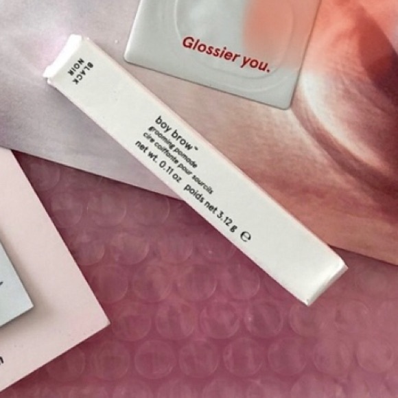 Glossier set: bow brow + you + moisturizer + bag